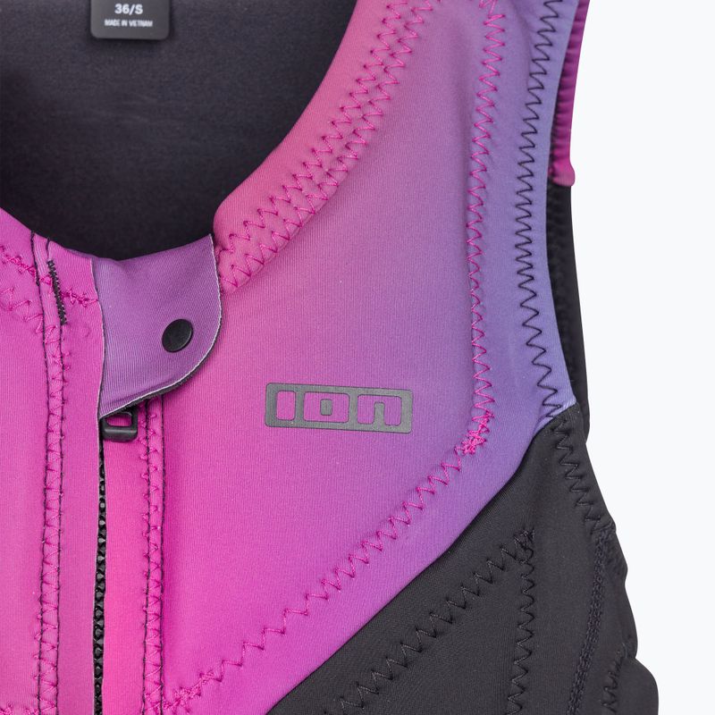 Dámska ochranná vesta ION Ivy Front Zip black/pink 48233-4169 3