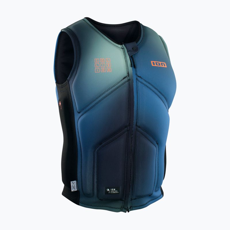 Pánska bezpečnostná vesta ION Collision Core Front Zip modrá 48222-4161