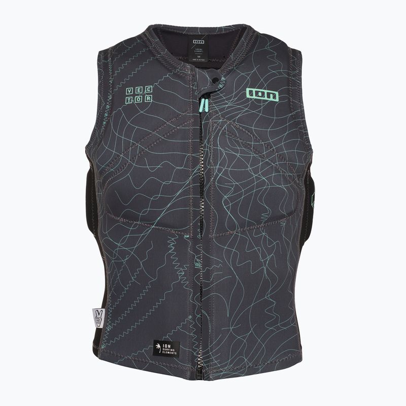 Pánska ochranná vesta ION Vector Core Front Zip distorted grey