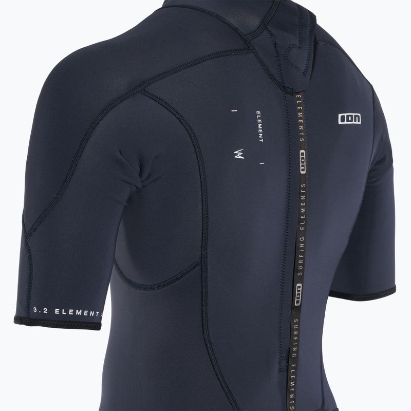 Pánsky neoprénový oblek ION Element 3/2 Overknee Back Zip blue nights 4