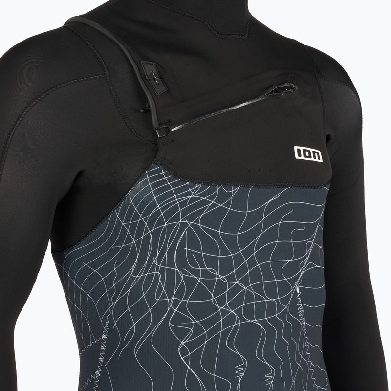 Pánsky plavecký neoprénový oblek ION Seek Core 3/2 mm Front Zip distorted black 4