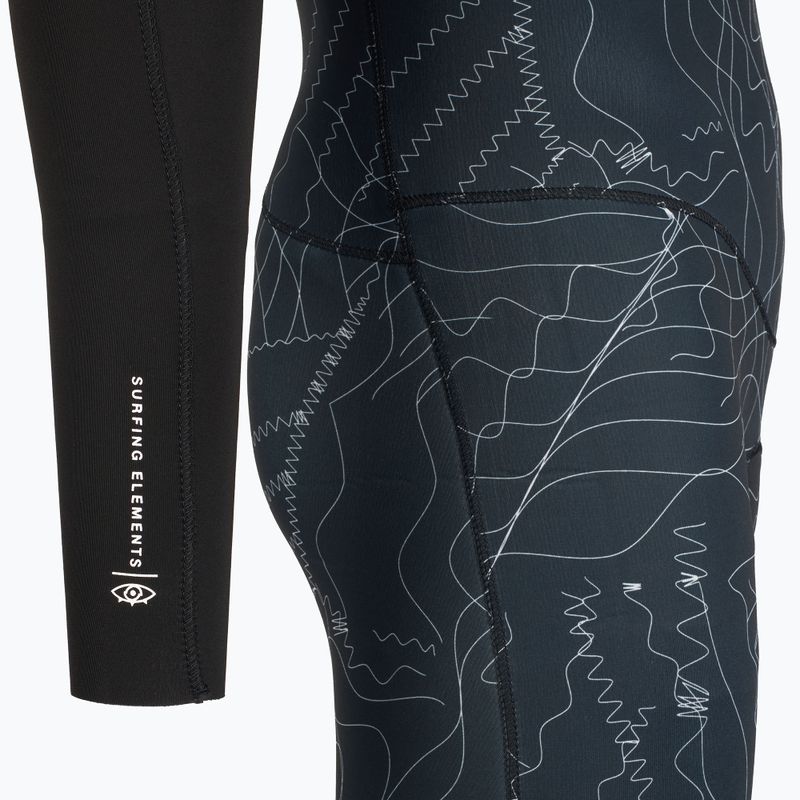 Pánsky plavecký neoprénový oblek ION Seek Core 3/2 mm Front Zip distorted black 5