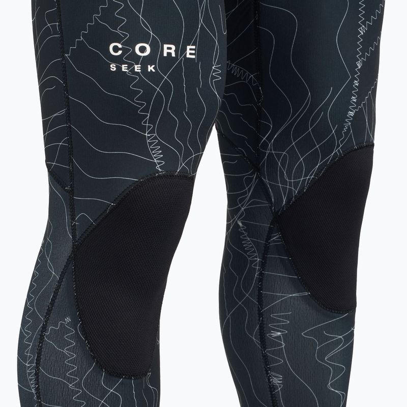 Pánsky plavecký neoprénový oblek ION Seek Core 3/2 mm Front Zip distorted black 6