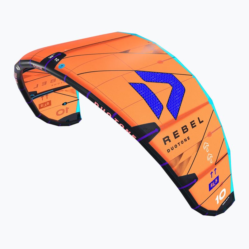 Ťažný drak kite DUOTONE Rebel SLS 2025 orange/blue 2