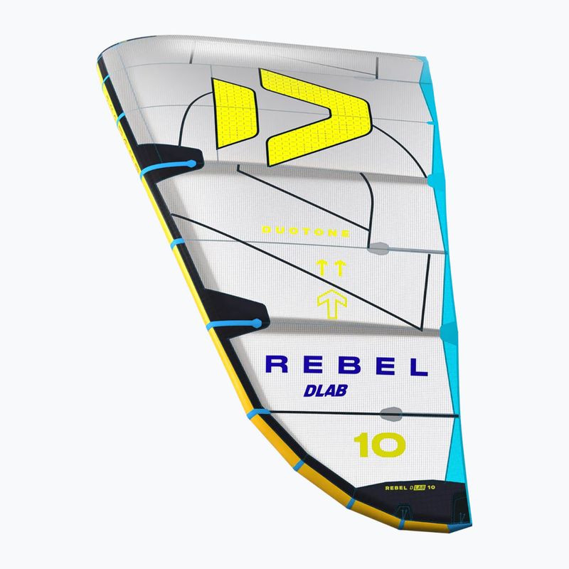 Tažný drak na kitesurfing DUOTONE Rebel D/Lab 2025 grey/lime 3