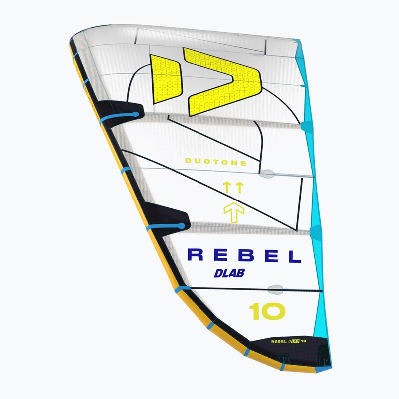 Tažný drak na kitesurfing DUOTONE Rebel D/Lab 2025 light grey/lime 3