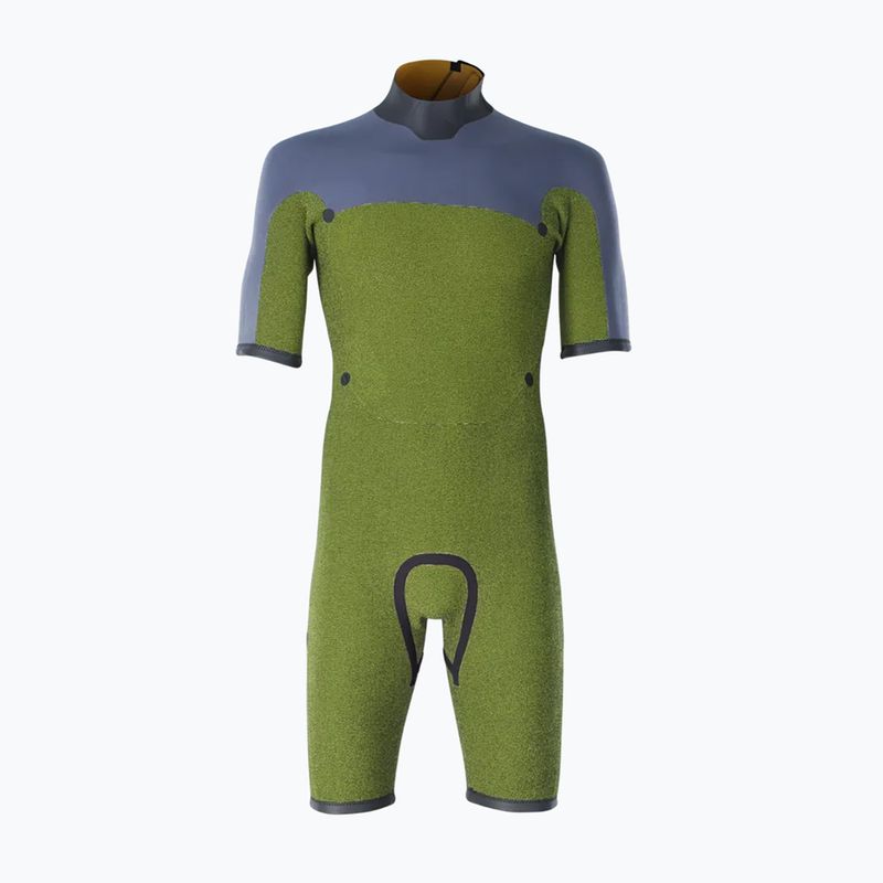 Pánska plavecká pena ION Seek Core 2/2 mm Shorty Back Zip gold burst 3