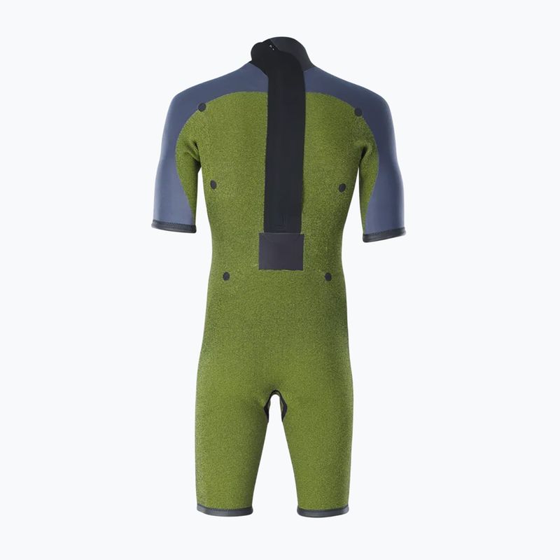 Pánska plavecká pena ION Seek Core 2/2 mm Shorty Back Zip gold burst 4