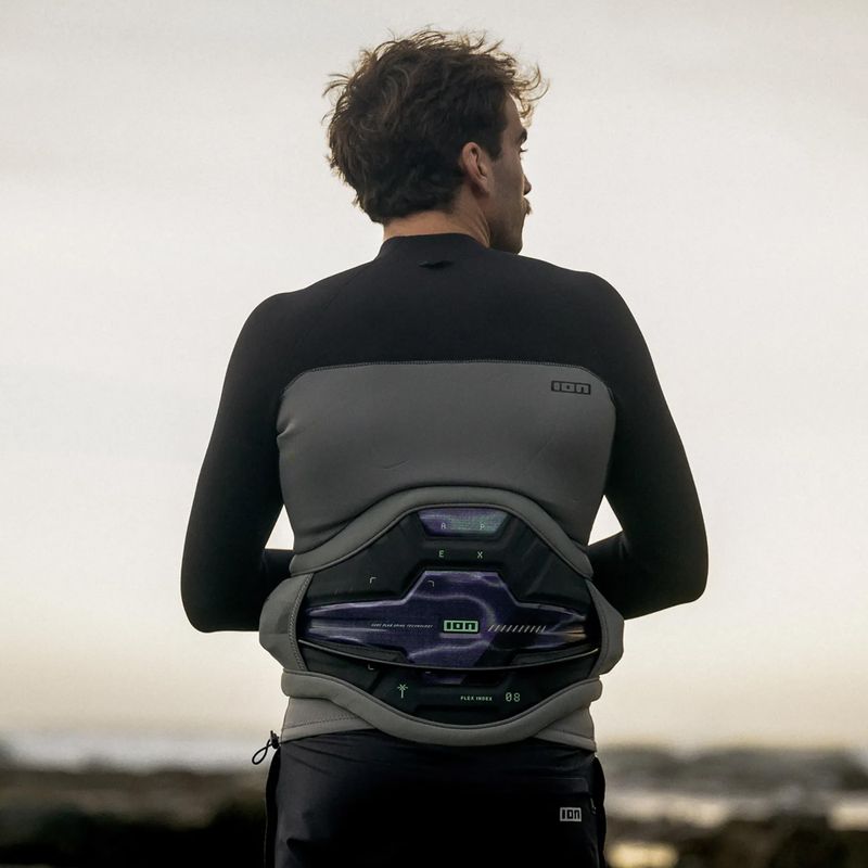 Pánsky kitesurfingový trapéz ION Kite Waist Apex sage grey 6