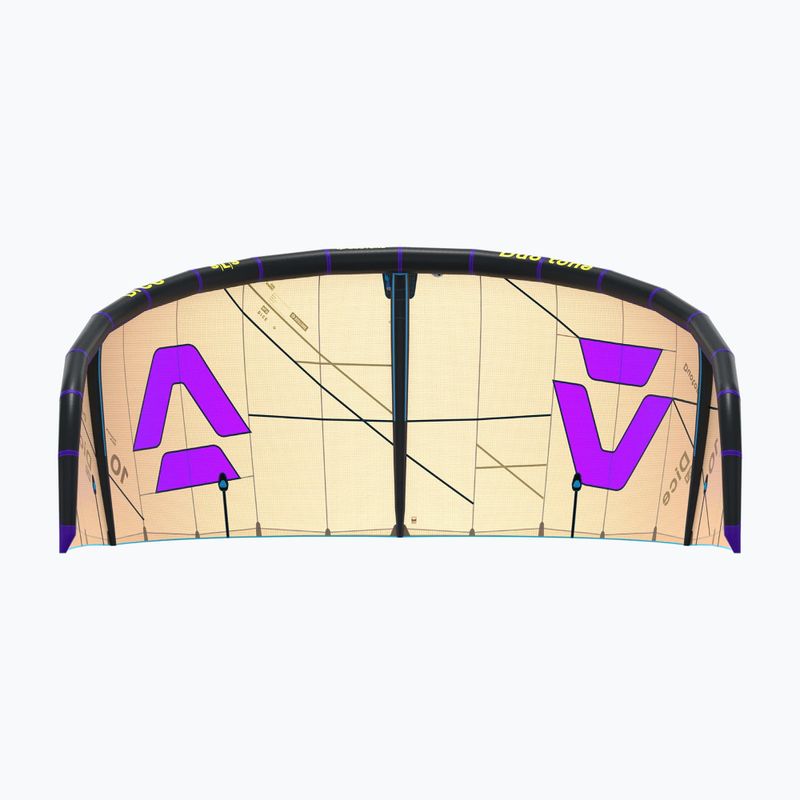 Kite na kitesurfing Duotone Dice SLS sand/purple 4