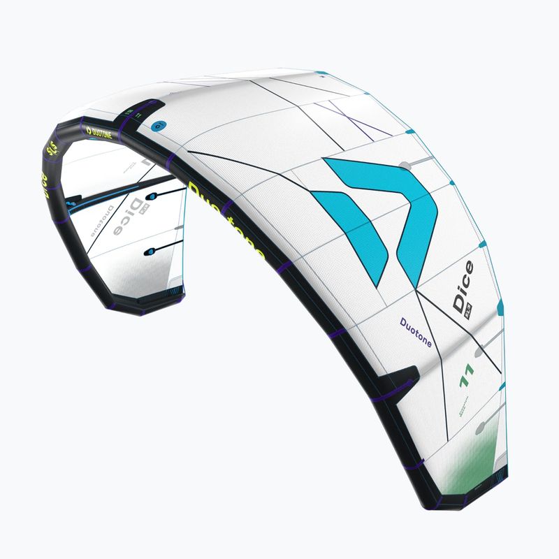 Kite na kitesurfing Duotone Dice SLS undyed/turquoise 2
