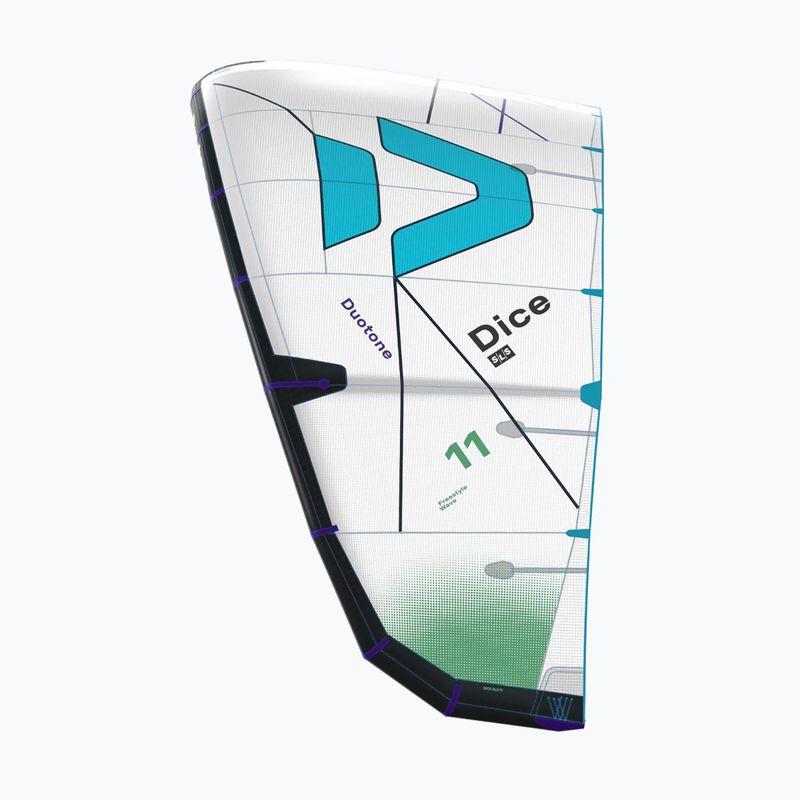 Kite na kitesurfing Duotone Dice SLS undyed/turquoise 3