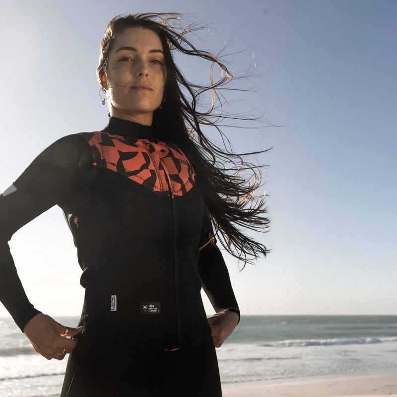 Dámska ochranná vesta ION Ivy Front Zip tiger coral 7