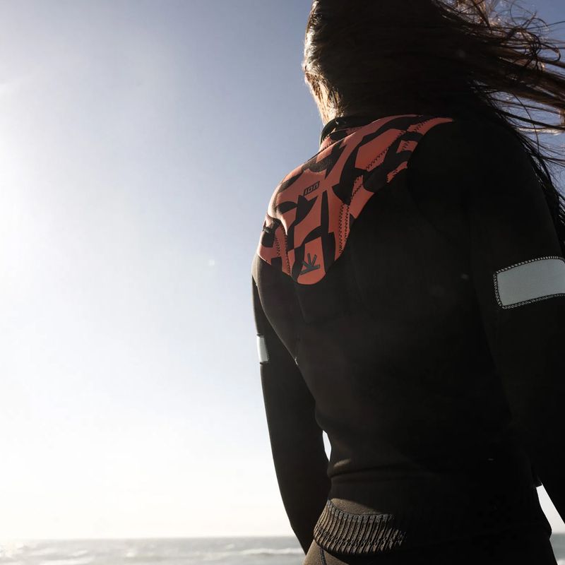 Dámska ochranná vesta ION Ivy Front Zip tiger coral 8