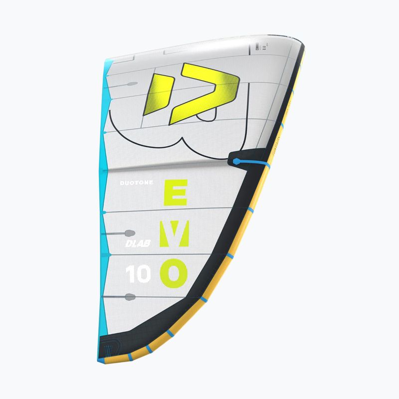 Kite na kitesurfing Duotone Evo D/LAB grey/lime 3