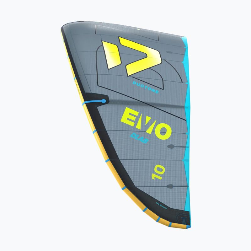 Kite na kitesurfing Duotone Evo D/LAB dark grey/lime 4