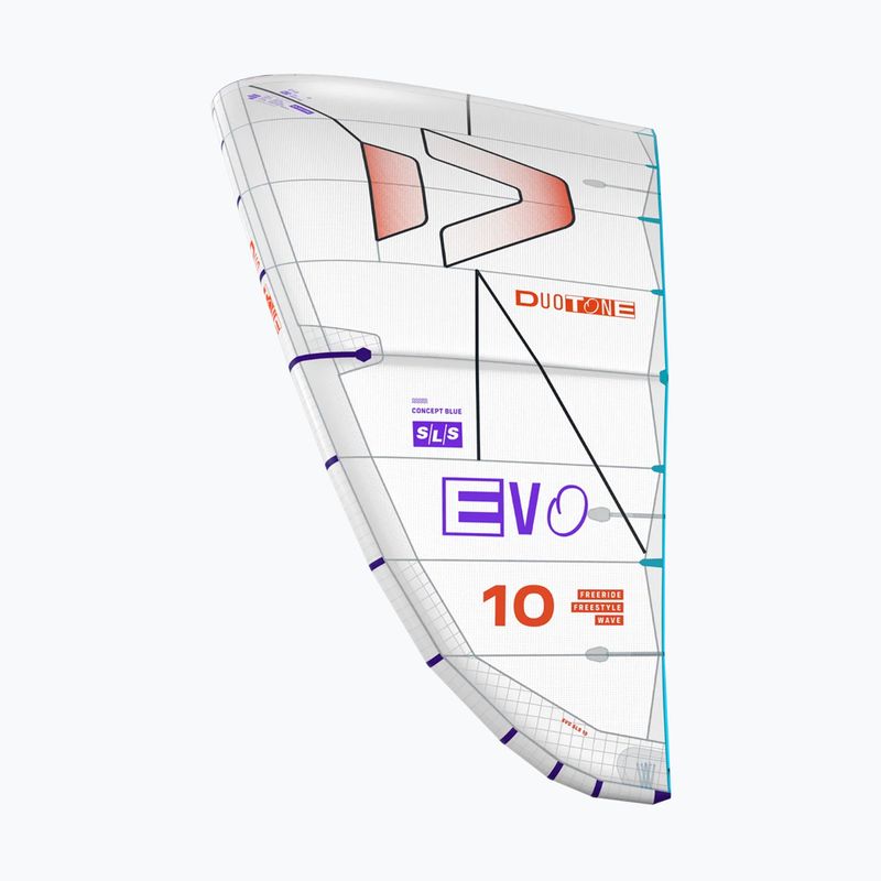 Kite na kitesurfing Duotone Evo SLS Concept Blue undyed 4