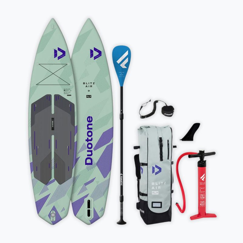Nafukovací paddleboard súprava DUOTONE iSUP Package Blitz Air SLS pale green