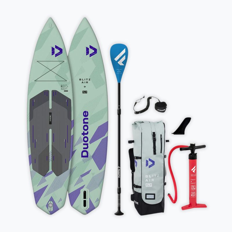 Nafukovací paddleboard súprava DUOTONE iSUP Package Blitz Air SLS pale green