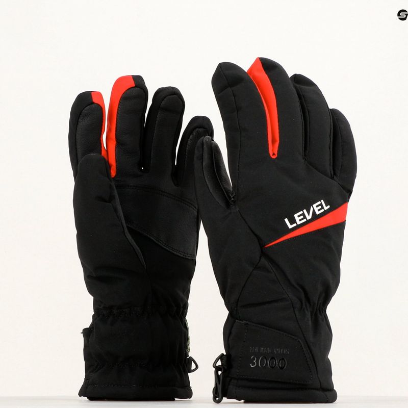 Pánske lyžiarske rukavice Level Alpine red 7