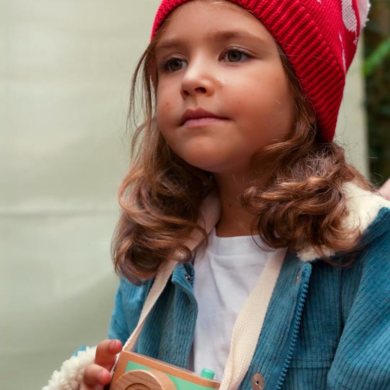KID STORY detská zimná čiapka Merino sweet heart 8