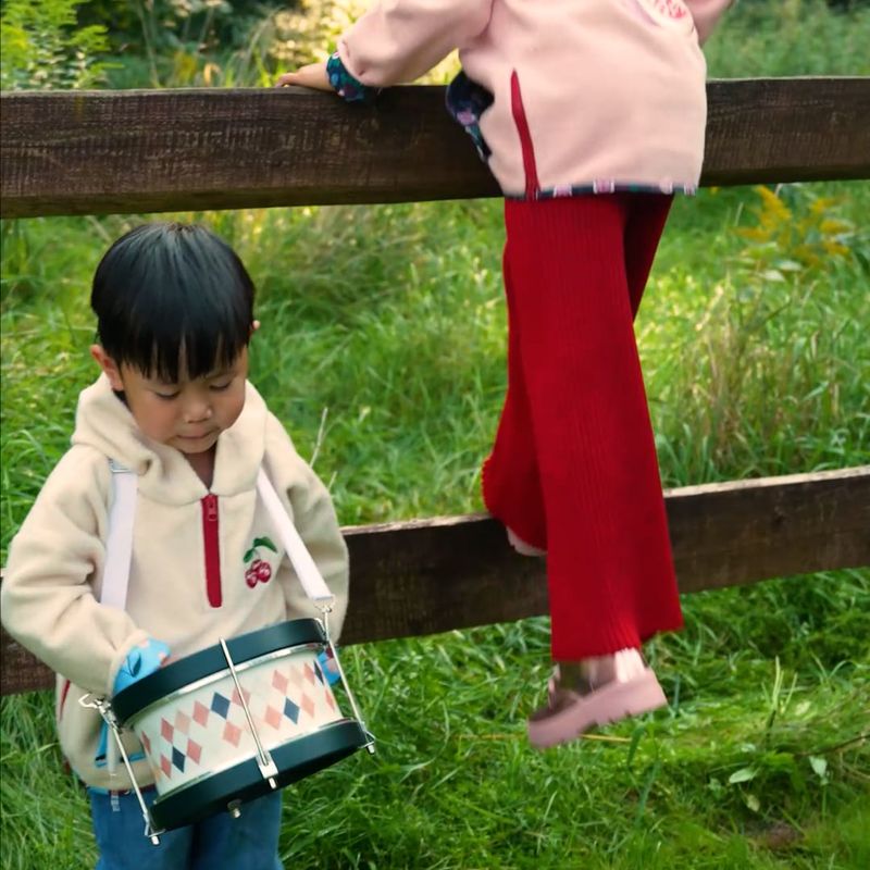 Detská fleecová mikina KID STORY Teddy dusty pink 12
