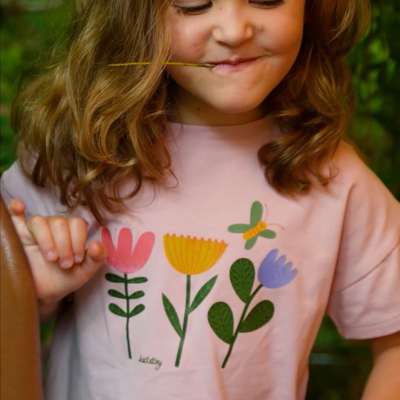 Detské tričko KID STORY pink blash 9