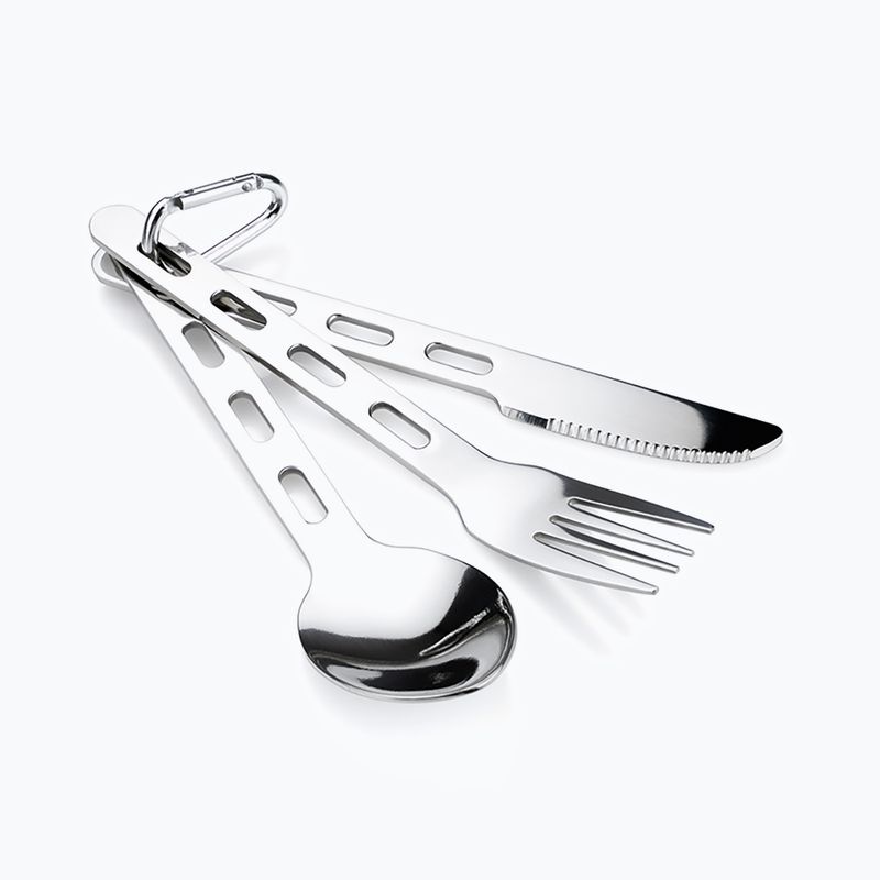 GSI Outdoors Sada príborov Glacier Stainless Ring strieborná 61003