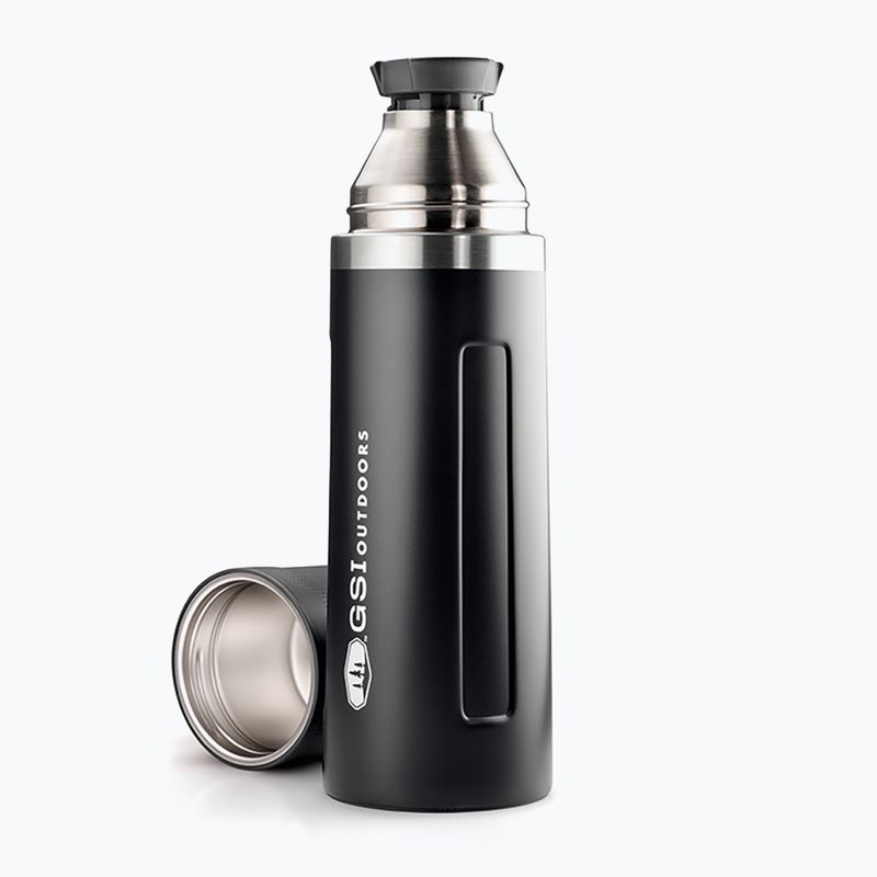 GSI Outdoors Nerezová vákuová fľaša Glacier 1 l čierna 67475 2