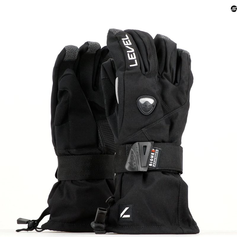 Pánske snowboardové rukavice Level Fly black 1031 7