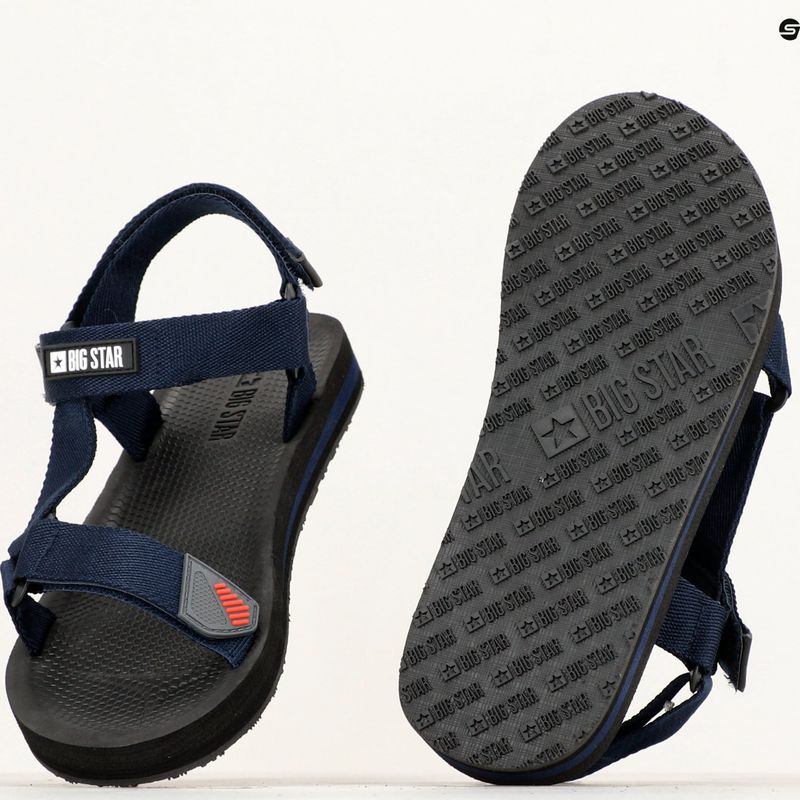 Pánske sandále BIG STAR DD174718 navy blue 8