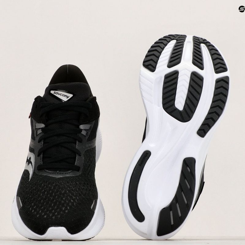 Pánska bežecká obuv Saucony Ride 16 black/white 8