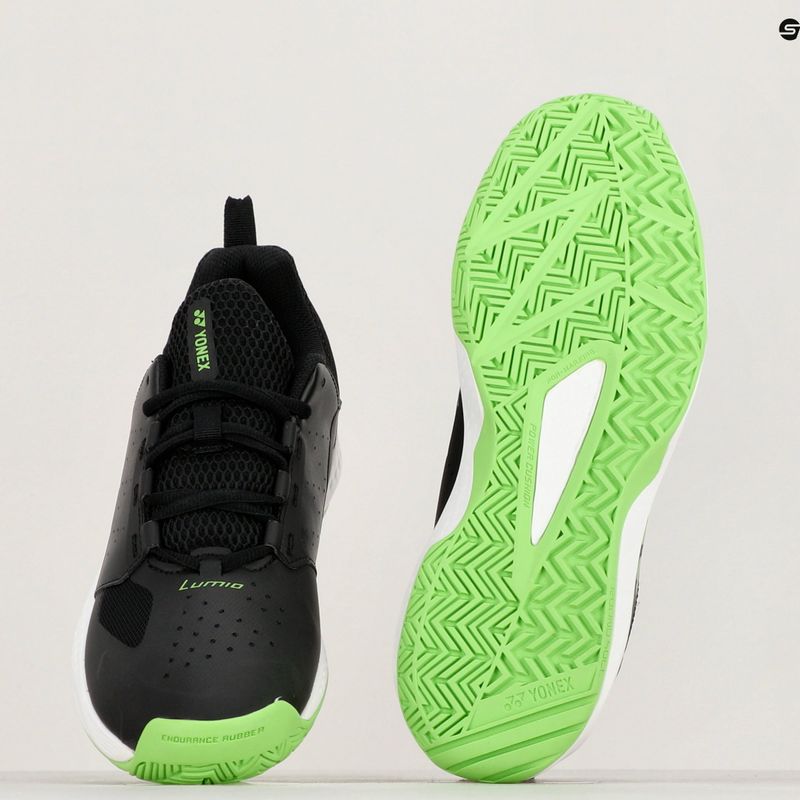 Pánska tenisová obuv YONEX Lumio 4 black/lime green 8