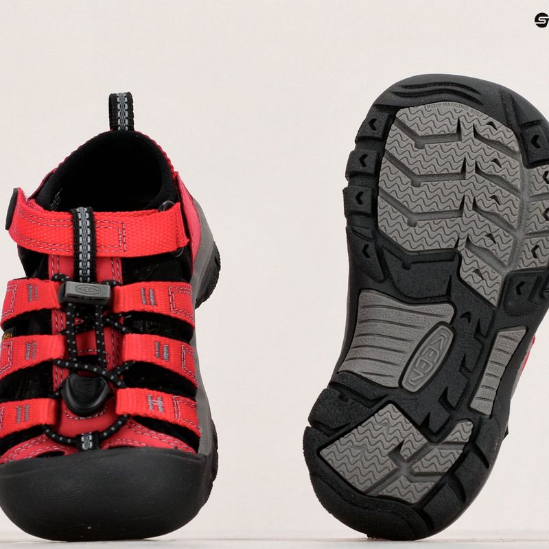 Detské sandále KEEN Newport H2 ribbon red/gargoyle 8