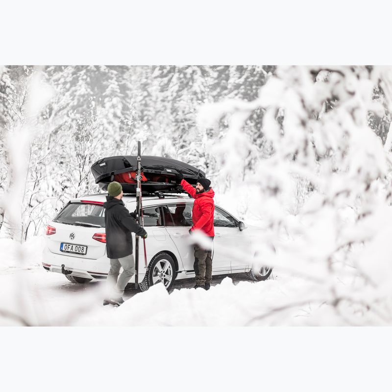 Čierny lesklý strešný box Thule Motion XT 12