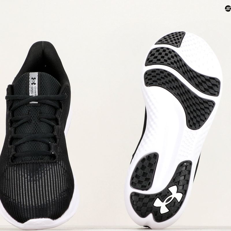 Under Armour Charged Speed Swift black/white/white pánska bežecká obuv 8