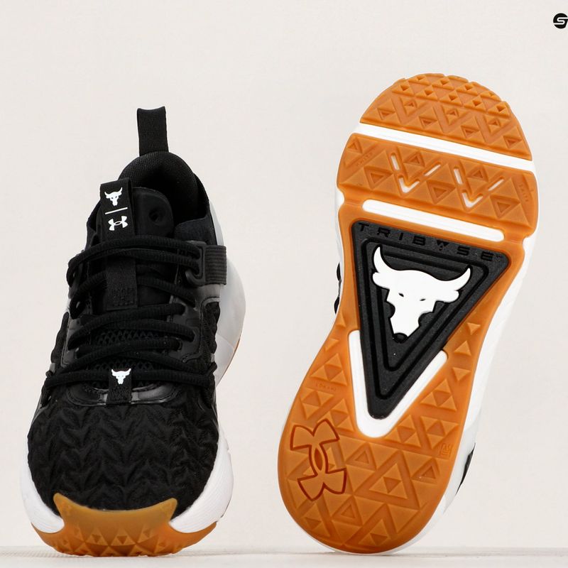 Pánska tréningová obuv Under Armour Project Rock 6 black/white/black 8