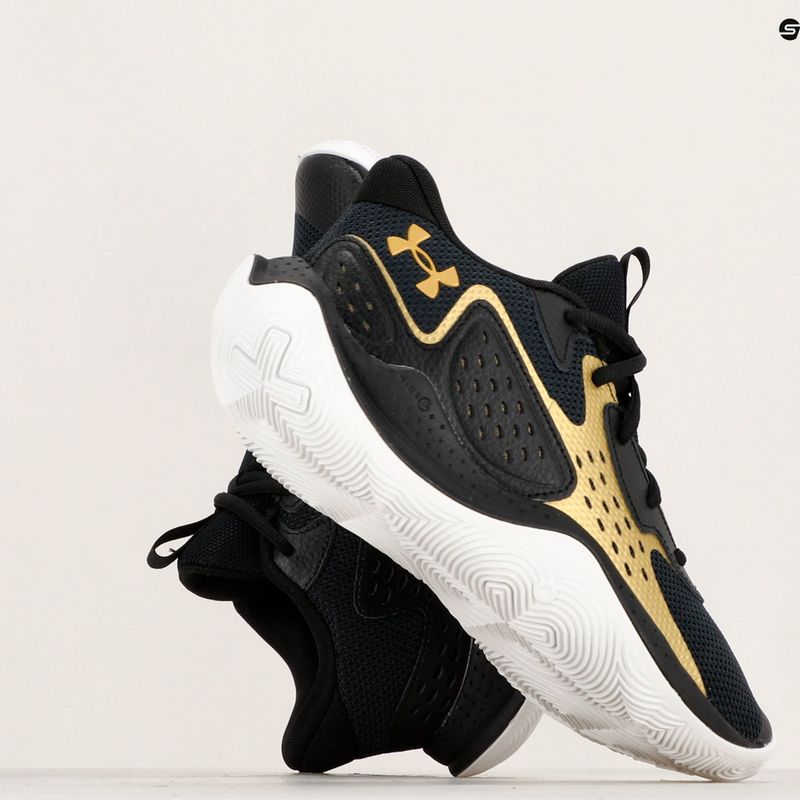 Basketbalová obuv Under Armour Jet' 23 black/metallic gold/metallic gold 8