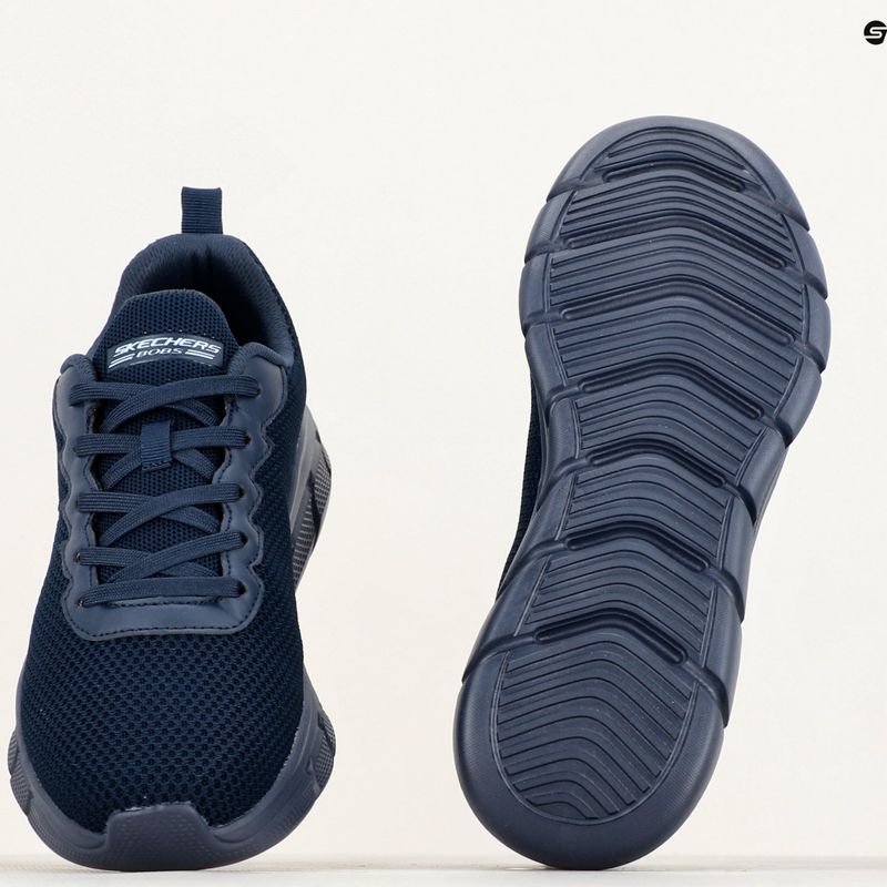 Pánska obuv SKECHERS Bobs B Flex Chill Edge navy 8