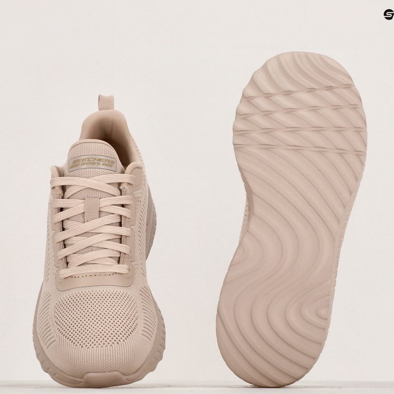Dámske topánky SKECHERS Bobs Squad Chaos Face Off beige 8