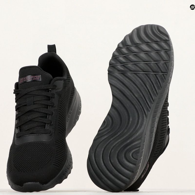 Dámska obuv SKECHERS Bobs Squad Chaos Face Off black 8