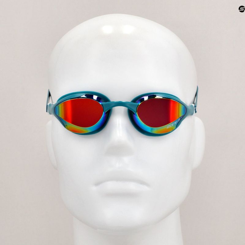 Plavecké okuliare ZONE3 Volare Streamline Racing teal/copper 6