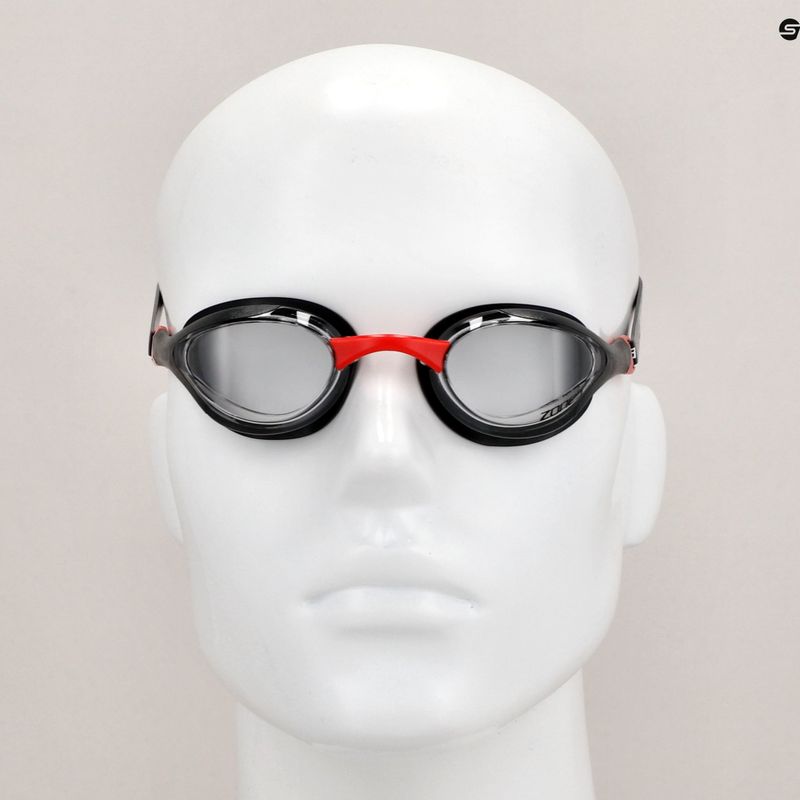 Plavecké okuliare ZONE3 Volare Streamline Racing black/red 6