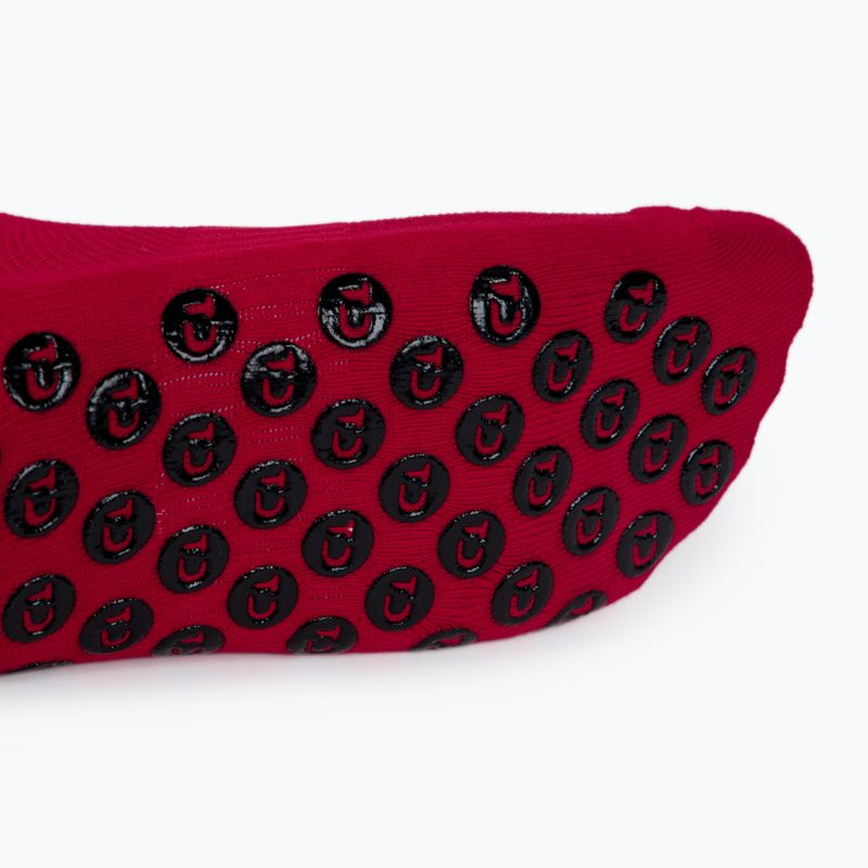 Pánske protišmykové futbalové ponožky Tapedesign červené TAPEDESIGN RED 4