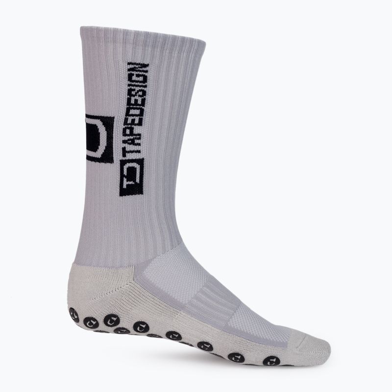 Pánske protišmykové futbalové ponožky Tapedesign sivé TAPEDESIGNSZARY 3