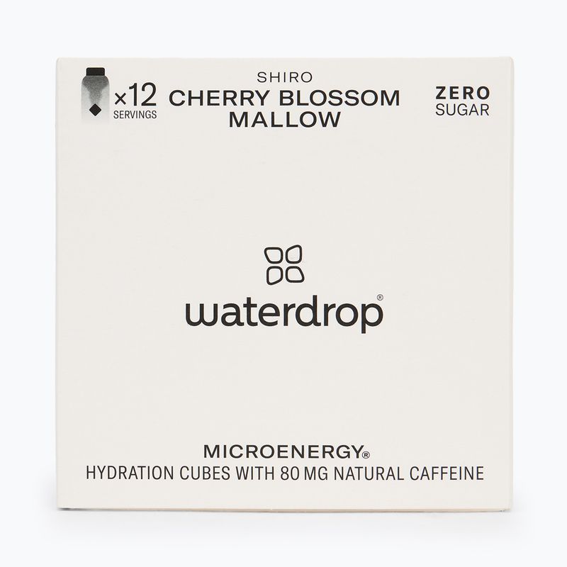 Energetický nápoj Microenergy waterdrop energy drink Shiro 12 kociek cherry blossom/mallow