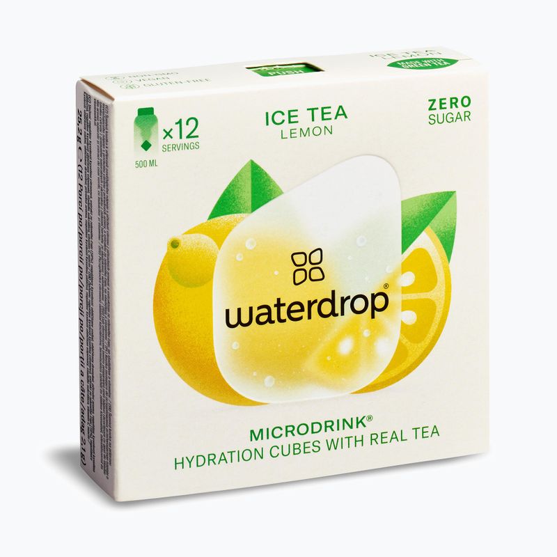 Rehydratačný nápoj Waterdrop Microdrink Ice Tea 12 kociek citrón 2