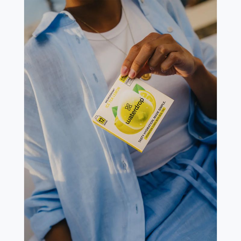 Rehydratačný nápoj Waterdrop Microdrink Ice Tea 12 kociek citrón 7