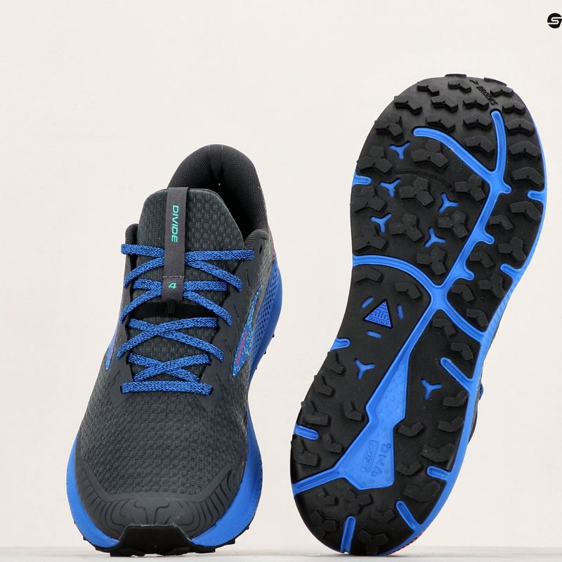 Pánska bežecká obuv Brooks Divide 4 ebony/black/victoria blue 12