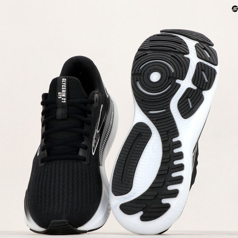 Pánska bežecká obuv Brooks Glycerin GTS 21 black/grey/white 12